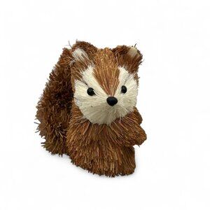 Brown and white squirrel brush #homedecor